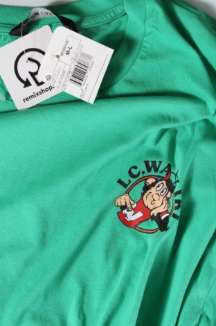 Мъжка тениска LCW, Размер M, Цвят Зелен, Цена 21,00 лв.