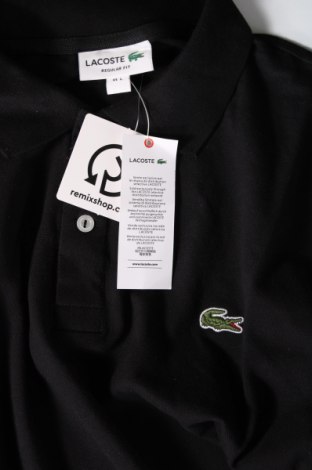 Мъжка тениска Lacoste, Размер L, Цвят Черен, Цена 72,00 лв.