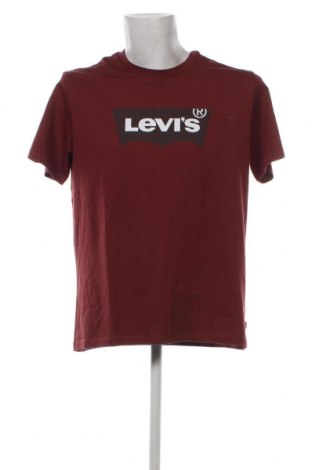 Мъжка тениска Levi's, Размер L, Цвят Червен, Цена 56,00 лв.