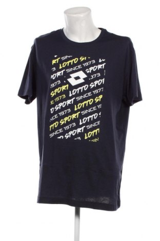 Ανδρικό t-shirt Lotto, Μέγεθος 3XL, Χρώμα Μαύρο, Τιμή 18,56 €