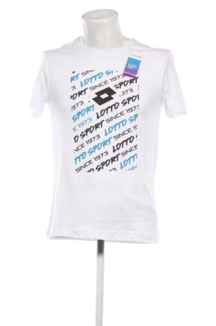 Ανδρικό t-shirt Lotto, Μέγεθος S, Χρώμα Λευκό, Τιμή 18,56 €