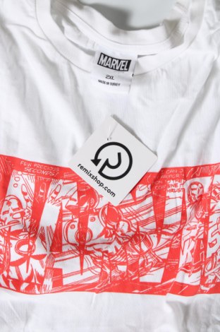 Ανδρικό t-shirt Marvel, Μέγεθος XXL, Χρώμα Λευκό, Τιμή 8,66 €