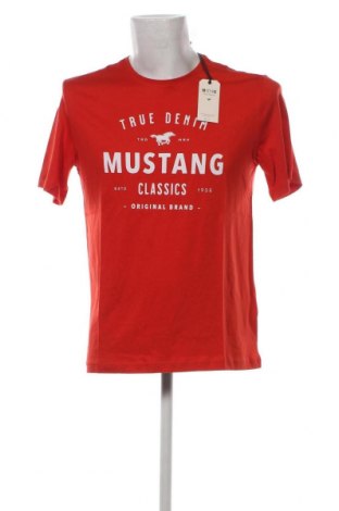 Herren T-Shirt Mustang, Größe M, Farbe Rot, Preis € 9,59