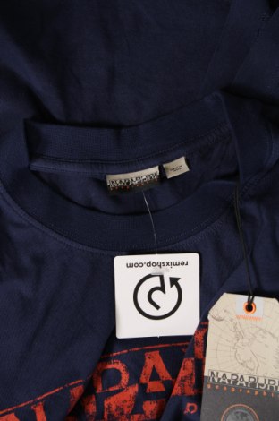 Pánske tričko  Napapijri, Veľkosť L, Farba Modrá, Cena  37,11 €