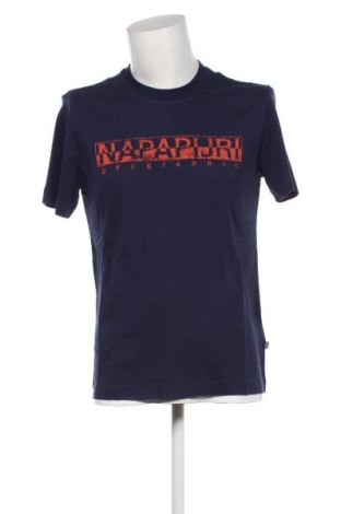 Herren T-Shirt Napapijri, Größe L, Farbe Blau, Preis 37,11 €