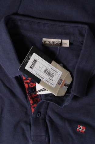 Herren T-Shirt Napapijri, Größe XL, Farbe Blau, Preis 37,11 €