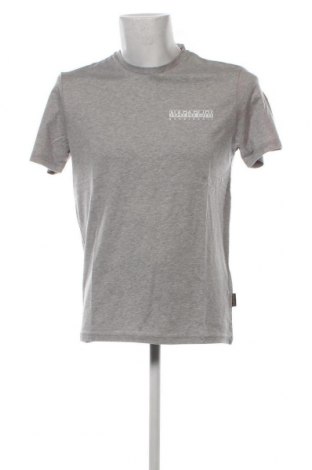 Herren T-Shirt Napapijri, Größe M, Farbe Grau, Preis € 36,00