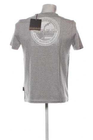 Ανδρικό t-shirt Napapijri, Μέγεθος M, Χρώμα Γκρί, Τιμή 36,00 €