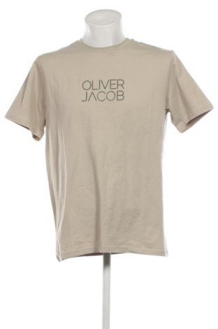 Ανδρικό t-shirt Oliver Jacob, Μέγεθος XL, Χρώμα  Μπέζ, Τιμή 4,20 €