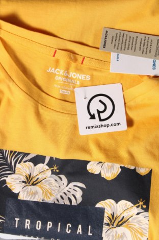 Ανδρικό t-shirt Originals By Jack & Jones, Μέγεθος XL, Χρώμα Κίτρινο, Τιμή 12,62 €