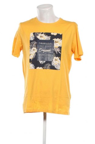 Мъжка тениска Originals By Jack & Jones, Размер XL, Цвят Жълт, Цена 26,35 лв.