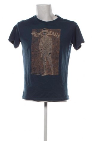 Ανδρικό t-shirt Pepe Jeans, Μέγεθος M, Χρώμα Μπλέ, Τιμή 28,87 €