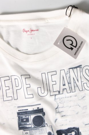 Herren T-Shirt Pepe Jeans, Größe S, Farbe Weiß, Preis 17,32 €