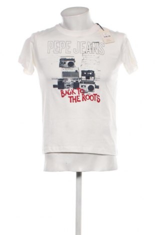 Ανδρικό t-shirt Pepe Jeans, Μέγεθος S, Χρώμα Λευκό, Τιμή 17,32 €