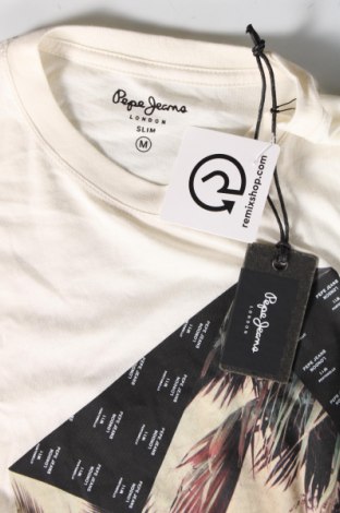Ανδρικό t-shirt Pepe Jeans, Μέγεθος M, Χρώμα Εκρού, Τιμή 28,87 €