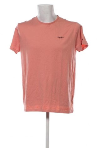 Мъжка тениска Pepe Jeans, Размер XL, Цвят Розов, Цена 56,00 лв.