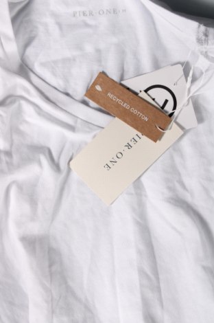 Ανδρικό t-shirt Pier One, Μέγεθος M, Χρώμα Λευκό, Τιμή 8,04 €