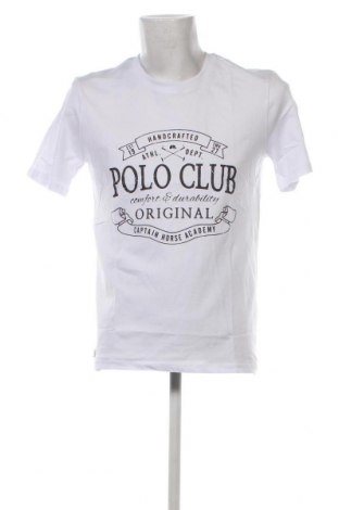 Ανδρικό t-shirt Polo Club, Μέγεθος M, Χρώμα Λευκό, Τιμή 28,00 €