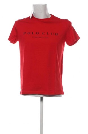 Ανδρικό t-shirt Polo Club, Μέγεθος M, Χρώμα Κόκκινο, Τιμή 28,00 €