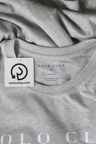 Мъжка тениска Polo Club, Размер XL, Цвят Сив, Цена 52,64 лв.