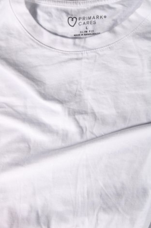 Ανδρικό t-shirt Primark, Μέγεθος L, Χρώμα Λευκό, Τιμή 8,04 €