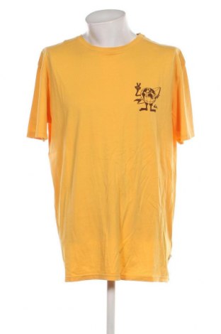 Ανδρικό t-shirt Quiksilver, Μέγεθος XXL, Χρώμα Κίτρινο, Τιμή 15,98 €