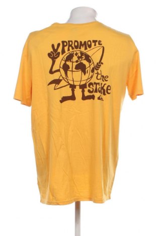 Мъжка тениска Quiksilver, Размер XXL, Цвят Жълт, Цена 31,00 лв.