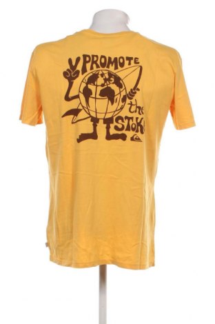 Herren T-Shirt Quiksilver, Größe L, Farbe Gelb, Preis 15,98 €