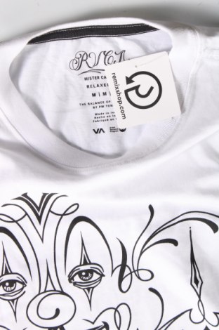 Ανδρικό t-shirt RVCA, Μέγεθος M, Χρώμα Λευκό, Τιμή 15,98 €