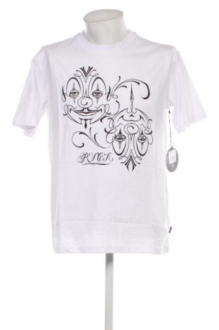 Ανδρικό t-shirt RVCA, Μέγεθος M, Χρώμα Λευκό, Τιμή 9,59 €