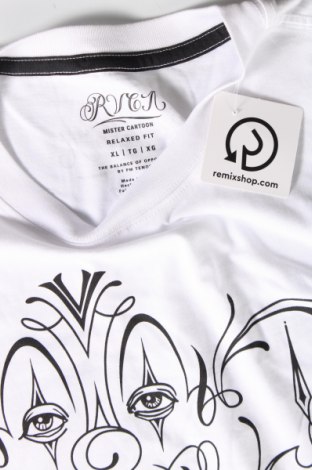 Herren T-Shirt RVCA, Größe XL, Farbe Weiß, Preis 15,98 €