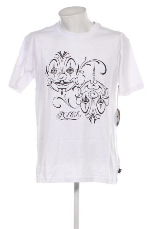 Мъжка тениска RVCA, Размер L, Цвят Бял, Цена 18,60 лв.