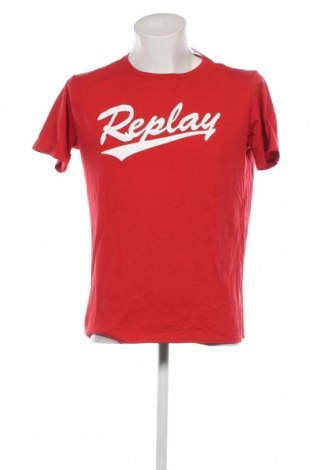 Tricou de bărbați Replay, Mărime L, Culoare Roșu, Preț 86,73 Lei