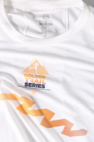 Ανδρικό t-shirt Salomon, Μέγεθος L, Χρώμα Λευκό, Τιμή 37,11 €
