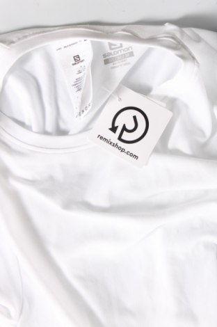 Herren T-Shirt Salomon, Größe M, Farbe Weiß, Preis 36,00 €