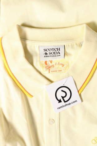 Мъжка тениска Scotch & Soda, Размер XL, Цвят Жълт, Цена 72,00 лв.