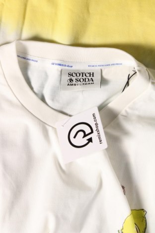 Мъжка тениска Scotch & Soda, Размер XL, Цвят Бял, Цена 72,00 лв.