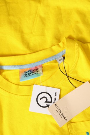 Мъжка тениска Scotch & Soda, Размер M, Цвят Жълт, Цена 69,84 лв.