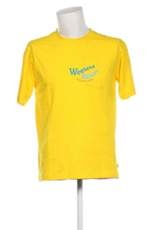 Мъжка тениска Scotch & Soda, Размер M, Цвят Жълт, Цена 69,84 лв.