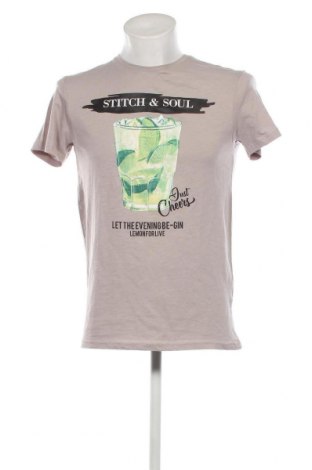 Herren T-Shirt Stitch & Soul, Größe S, Farbe Grau, Preis € 6,44