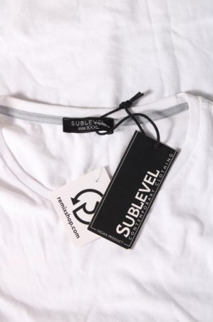 Ανδρικό t-shirt Sublevel, Μέγεθος 3XL, Χρώμα Λευκό, Τιμή 10,74 €