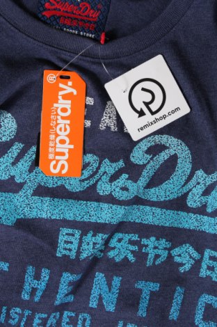 Ανδρικό t-shirt Superdry, Μέγεθος XL, Χρώμα Μπλέ, Τιμή 20,62 €