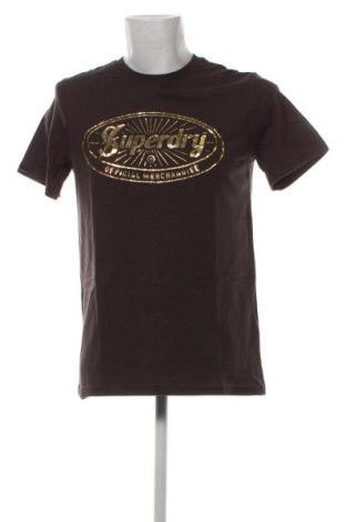 Мъжка тениска Superdry, Размер M, Цвят Кафяв, Цена 40,00 лв.