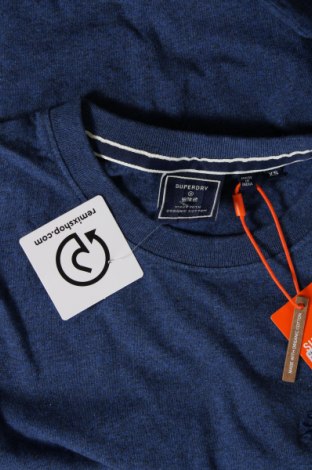 Herren T-Shirt Superdry, Größe XS, Farbe Blau, Preis € 20,62