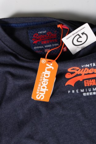 Męski T-shirt Superdry, Rozmiar S, Kolor Niebieski, Cena 106,62 zł