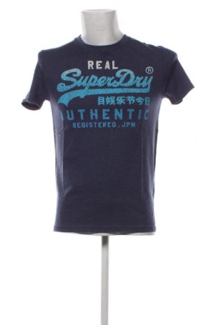 Ανδρικό t-shirt Superdry, Μέγεθος S, Χρώμα Μπλέ, Τιμή 12,37 €
