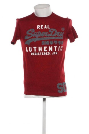 Ανδρικό t-shirt Superdry, Μέγεθος S, Χρώμα Κόκκινο, Τιμή 12,37 €