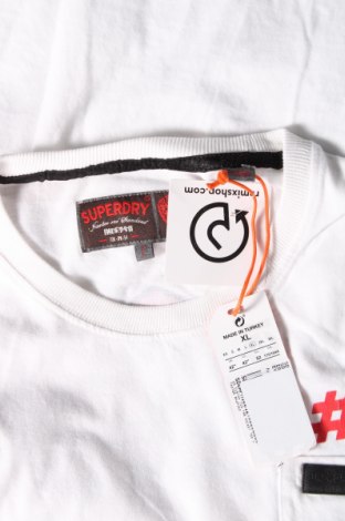 Ανδρικό t-shirt Superdry, Μέγεθος XL, Χρώμα Λευκό, Τιμή 20,00 €