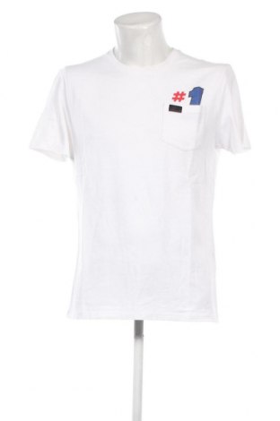 Męski T-shirt Superdry, Rozmiar XL, Kolor Biały, Cena 100,22 zł