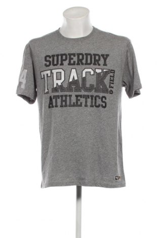 Ανδρικό t-shirt Superdry, Μέγεθος XL, Χρώμα Γκρί, Τιμή 20,00 €